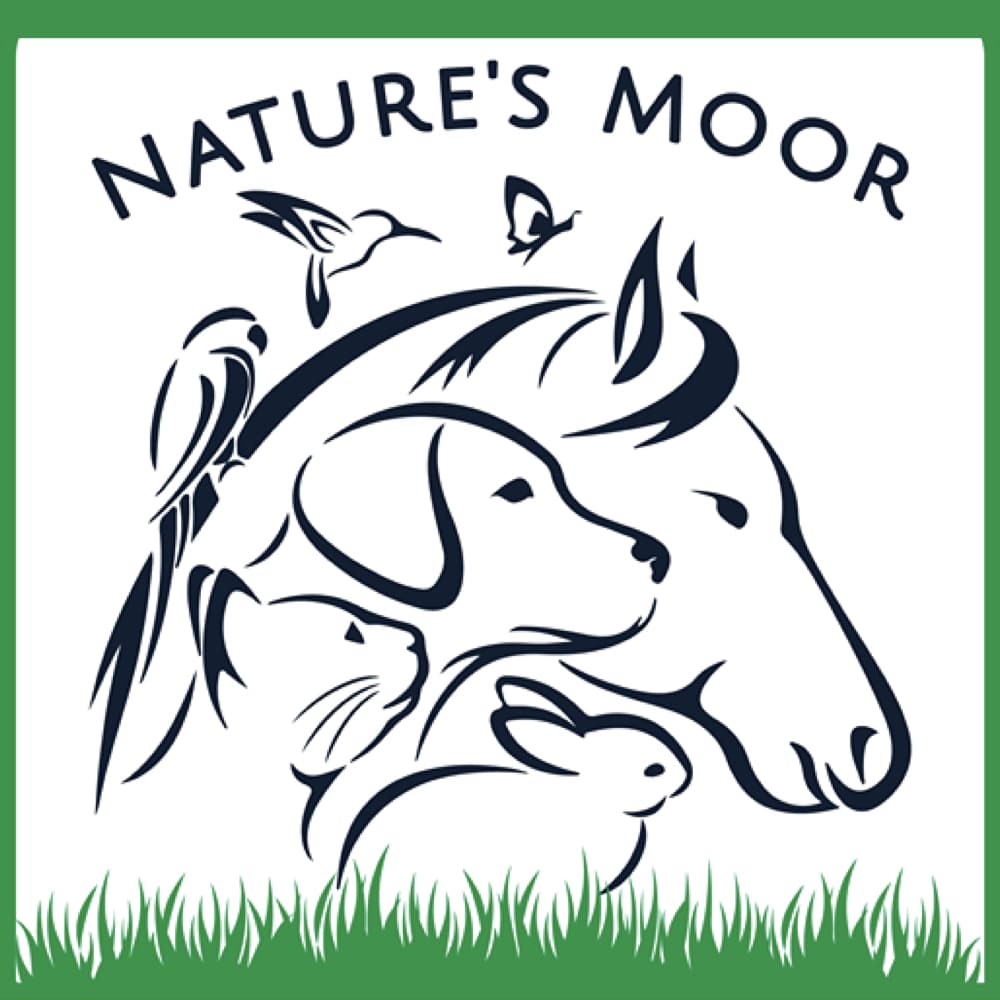 The logo for Nature's Moor, the company founded by Justine Gonshaw.